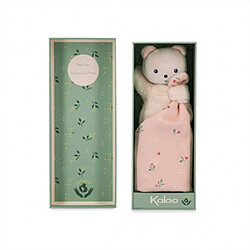 Kaloo Carre douceur Doudou ours feuilles