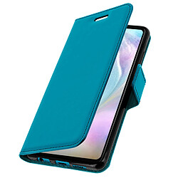 Avizar Housse Huawei P30 Étui Folio Portefeuille Fonction Support Vidéo - bleu