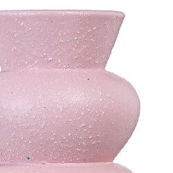 Avis BigBuy Home Vase Rose Céramique 10,5 x 10,5 x 13 cm