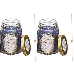 The Concept Factory Bougie parfumée en bocal avec bijou surprise (Lot de 2).