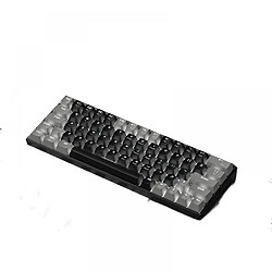 General Clavier de jeu, clavier d'ordinateur silencieux rétroéclairé LED arc-en-ciel portable 64 touches, touches multimédia, touches anti-ghosting, clavier filaire USB pour PC Mac Xbox(noir)