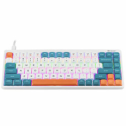 Avis Clavier mécanique Tracer TRAKLA47309 Blanc Multicouleur QWERTY