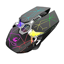 Universal Souris de jeu sans fil 2.4G 2400DPI USB RECHARGAGE MUTE Backlight souris souris en option Bluetooth Formt