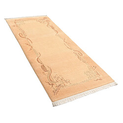 Vidal Tapis de couloir en laine 203x84 orange Darya