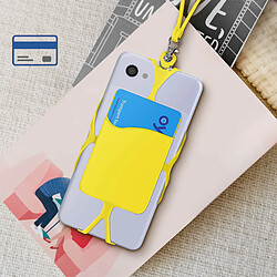 Avis Avizar Coque Cordon Universelle pour Smartphone avec Porte-carte série NeckPouch Jaune