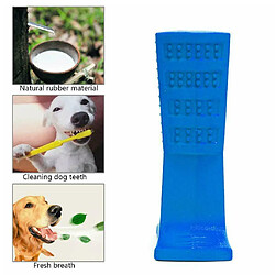 2-4 Pièces Jouets Pour Chiens Chiot Nettoyant Pour Dents Molaires Bâton Trainging Chien 1 S-vert 1 L-bleu