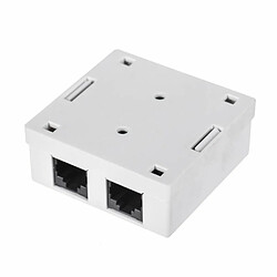 Prise complète Netrack 2xRJ45 8p8c FTP Cat5e LSA