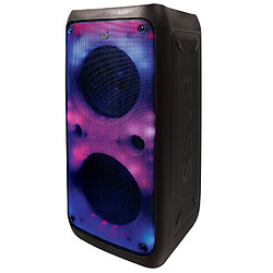 Avis Dual Enceinte high power party box Bluetooth sur batterie avec jeux de lumières 400Watts