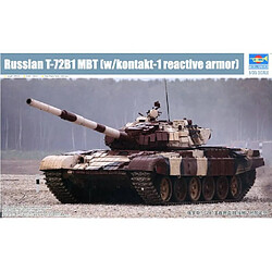 Trumpeter Maquette Char Russian T-72b1 Mbt (w/kontakt-1 Reactive Armor)