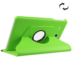 Wewoo Housse Étui vert pour Samsung Galaxy Tab E 9.6 / T560 / T561 Litchi Texture Horizontal Flip solide couleur en cuir avec 360 degrés support de rotation