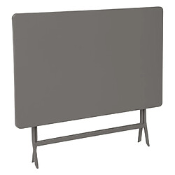 Hesperide Table pliante rectangulaire Greensboro - 4 Places - Marron tonka