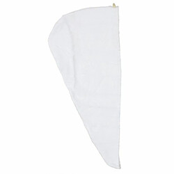 Paris Prix Serviette pour Cheveux Bambou 22x52cm Blanc