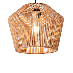 Avis Helloshop26 Lustre lampe lumière suspendu suspension 158 x 33 cm noir beige 03_0007593