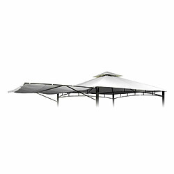 Elios Parasols Toile de remplacement 3,3 x 3,3 gazebo Antigua avec protection anti-uv