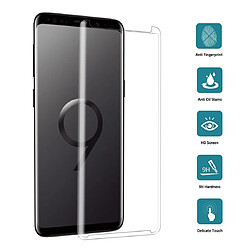 Wewoo Film de verre trempé 25 PCS pour Galaxy S9 Plus de incurvé écrancompatible avec les caisses Transparent