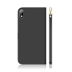 Avis Wewoo Housse Coque Pour Huawei Y5 2019 / Honor 8s Étui en cuir à miroir horizontal imitation surface avec support et fentes cartes et portefeuille et lanière noir