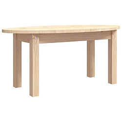 vidaXL Table basse 80x40x35 cm Bois massif de pin