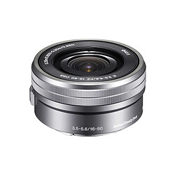 SONY Objectif SEL E PZ 16-50 mm f/3,5-5,6 OSS Silver zoom motorisé