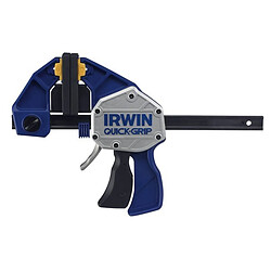 IRWIN Serre-joints une main Quick Grip XP envergure 600 mm col de cygne 92 mm écarteme