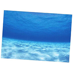 2 Pièces 3D Aquarium Univers Paysage Affiche Aquarium Fond 122x61cm pas cher