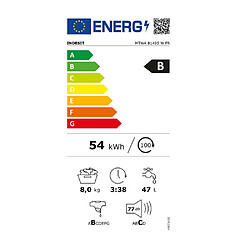 Lave-linge hublot 8 kg 1400 tours/min - MTWA81495WFR - INDESIT