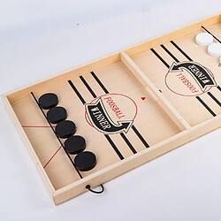 Acheter Universal Jeu de Hockey sur Glace Jeu de Planche de Hockey sur Glace Durable en Bois Jouets Parents Enfants Jeux Interactifs Accessoires d'échecs Jeux de Billard Jeux de Société |(Le noir)