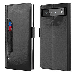 Universal Google Pixel 6 Pro Pu Leather Flip Case avec emplacements de carte / fermeture magnétique / Kickstand