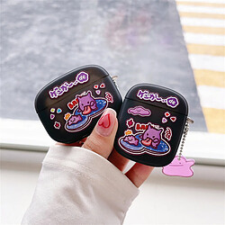 GUPBOO Airpods Coque Housse Étui Protecteur Compatible pour AirPods Pro-monstre de boue de dessin animé mignon