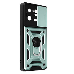 Avizar Coque pour Xiaomi 13 Pro avec Cache caméra et Bague Support Vidéo Vert Pâle