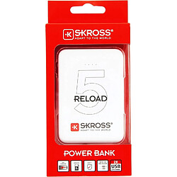 SANAG | 1.400120 | Reload 5 | Batterie Externe 5000 Mah Blanc