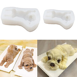 silicone shar pei chien moule fondant gâteau gâteaux faisant l'outil de cuisson 4 pouces pas cher