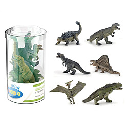 Papo 33019 Mini PLUS Dinosaures Lot 2 (Tube, 6 pcs)