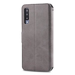 Avis Wewoo Housse Coque Pour Galaxy A50 AZNS Étui en cuir PU avec support et fentes cartes et cadre photo Gris