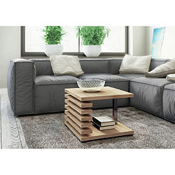 Dusine TABLE BASSE TOKYO BOIS SONOMA DESIGN 60 x 60 HAUTEUR 51 CM