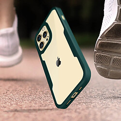 Acheter Avizar Coque iPhone 13 Pro Max Dos Plexiglas Avant Polymère Coin Renforcé Contour Vert