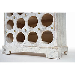 Acheter Decoshop26 Etagère à vin pour 20 bouteilles blanc vieilli 94x48x31cm ETA04029