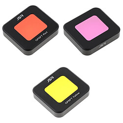 3 Pièces Filtres pour Lentilles Filtre Photos Kit d'Accessoires pour GoPro Hero 5 6 7 et les Autres Reflex Numérique