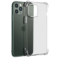 Avizar Coque Apple iPhone 11 Pro Max Silicone Flexible Coins Bumper Transparent