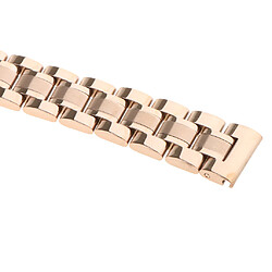 Avis bracelet en acier inoxydable bracelet de montre de rechange bracelet en métal or rose 14mm