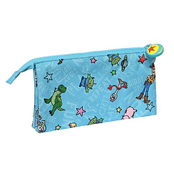 Avis Trousse Fourre-Tout Triple Toy Story Ready to play Bleu clair (22 x 12 x 3 cm)