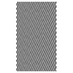 Alter Tapis de salle de bain, 100% Made in Italy, Tapis antitache avec impression numérique, Tapis antidérapant et lavable, Modèle optique - Aconito, 120x70 cm