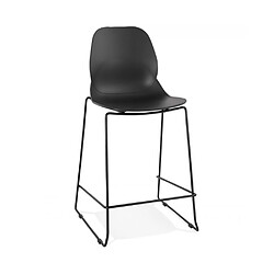 Kokoon Design Tabouret de bar design ZIGGY MINI BLACK 52x51,5x101 cm