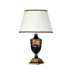 Elstead Lighting Lampe de table Narbonne Bois Noir et Or