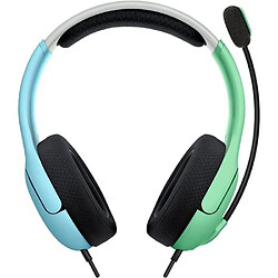 Avis Casque-Micro Gaming - PDP - LVL40 - Filaire - Bleu Aloha et Vert - Switch