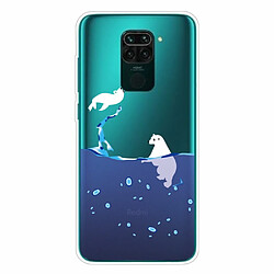 Coque en TPU impression de motifs ours polaire pour votre Xiaomi Redmi Note 9