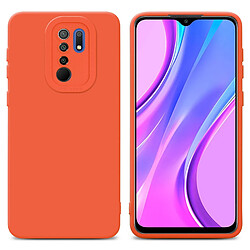 Cadorabo Coque Xiaomi RedMi 9 Etui en Orange