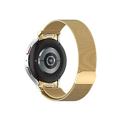 Avis Eko Bracelet pour Samsung Galaxy Watch 4 / 5 / 6 en acier inoxydable type milanais Dorée