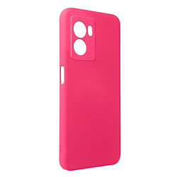 Avizar Coque pour Oppo A77 et A57 Semi-rigide Soft-touch Fine Fuchsia