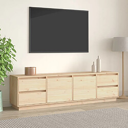 Maison Chic Meuble TV scandinave - Banc TV pour salon 176x37x47,5 cm Bois de pin massif -MN86441