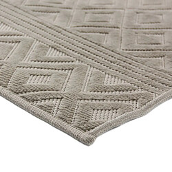 Avis Thedecofactory VINTAGE RELIEF - Tapis à motifs losanges beige 133x180